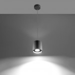 Sollux Pendant lamp ORBIS 1 grey