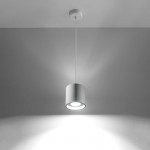 Sollux Pendant lamp ORBIS 1 white