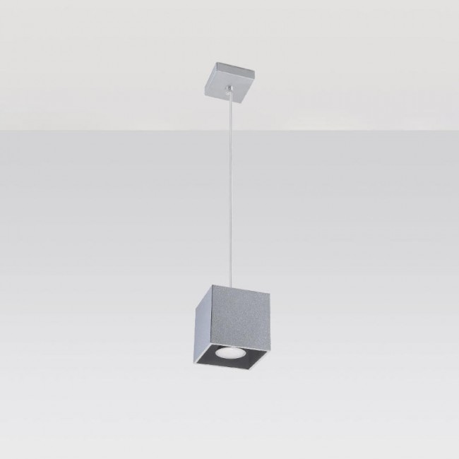 Sollux Pendant lamp QUAD 1 grey