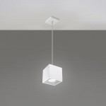 Sollux Pendant lamp QUAD 1 white