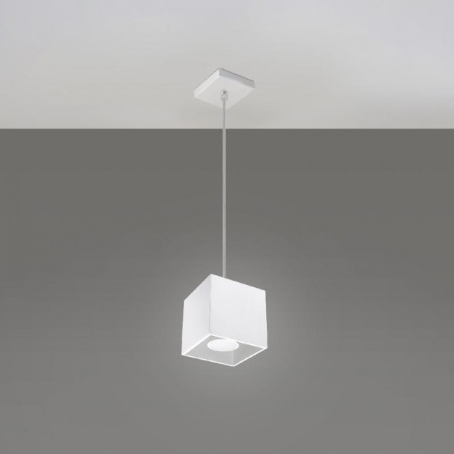 Sollux Pendant lamp QUAD 1 white