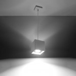 Sollux Pendant lamp QUAD 1 white