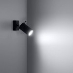 Sollux Wall lamp RING Black