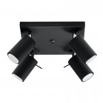 RING 4 Ceiling lamp black