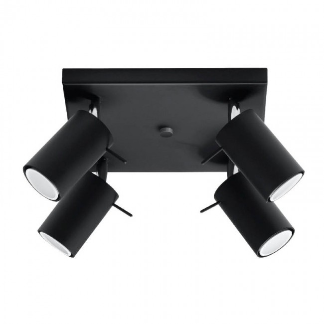 RING 4 Ceiling lamp black