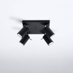 RING 4 Ceiling lamp black