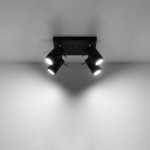 RING 4 Ceiling lamp black