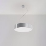 Sollux Pendant lamp ARENA 45 grey