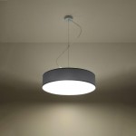 Sollux Pendant lamp ARENA 45 grey