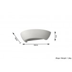 Sollux Wall lamp ceramic OSKAR