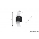 Sollux Wall lamp LORETO black
