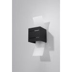 Sollux Wall lamp LORETO black