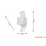 Sollux Wall lamp LORETO white