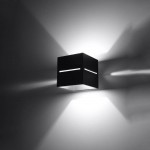 Sollux Wall lamp LOBO black