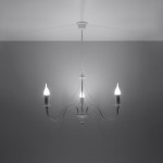 Sollux MINERWA Chandelier  3 white