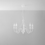 Sollux MINERWA Chandelier  5 white