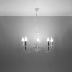 Sollux MINERWA Chandelier  5 white
