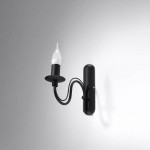 Sollux Wall lamp MINERWA black