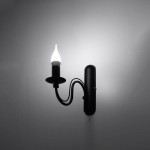 Sollux Wall lamp MINERWA black