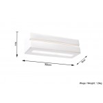 Sollux Wall lamp ceramic VEGA LINE