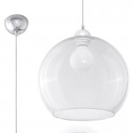 Sollux Pendant lamp BALL transparent