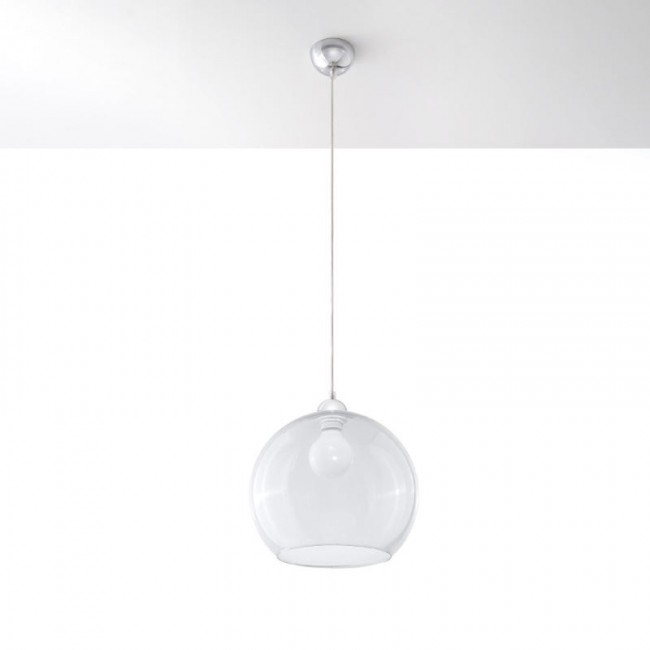 Sollux Pendant lamp BALL transparent