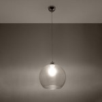 Sollux Pendant lamp BALL transparent