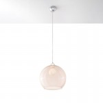Sollux Pendant lamp BALL champagne