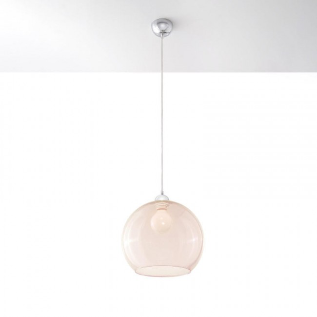 Sollux Pendant lamp BALL champagne