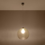 Sollux Pendant lamp BALL champagne