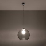Sollux Pendant lamp BALL graphite