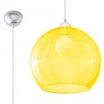 Sollux Pendant lamp BALL yellow