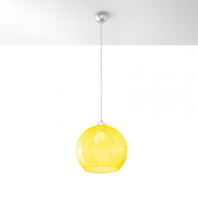 Sollux Pendant lamp BALL yellow