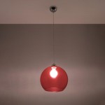 Sollux Pendant lamp BALL red