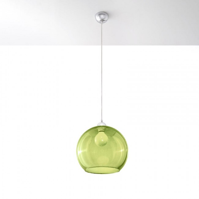 Sollux Pendant lamp BALL green