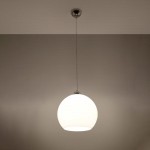 Sollux Pendant lamp BALL white