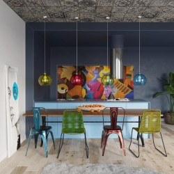 Ball glass pendant lights