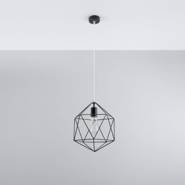 Sollux Pendant lamp GASPARE black