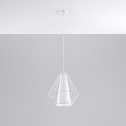 Sollux Pendant lamp DEMI white