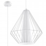 Sollux Pendant lamp DEMI white
