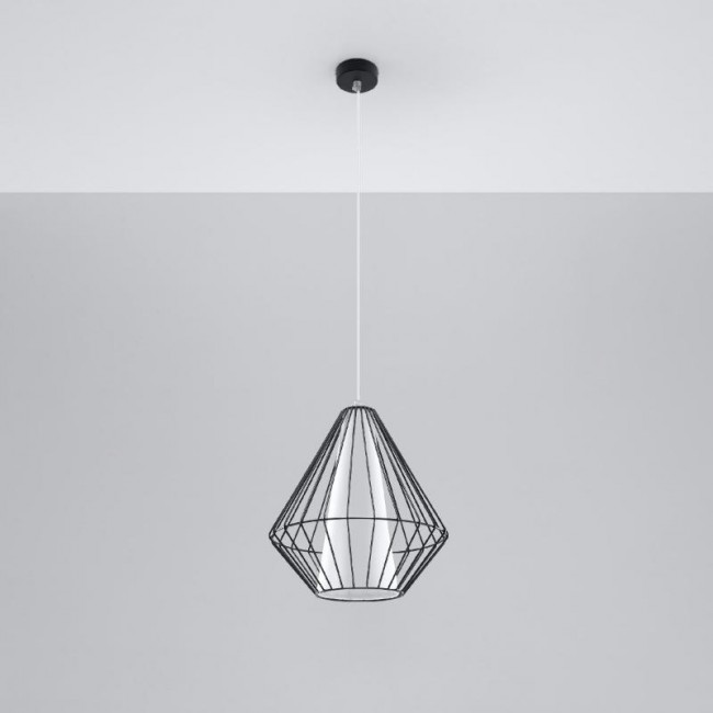Sollux Pendant lamp DEMI black