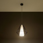 Sollux Pendant lamp DEMI black