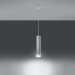 Sollux Pendant lamp LAGOS 1 white