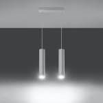 Sollux Pendant lamp LAGOS 2 white