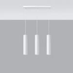 Sollux Pendant lamp LAGOS 3 white