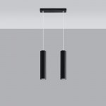 Sollux Pendant lamp LAGOS 2 black
