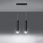Sollux Pendant lamp LAGOS 2 black
