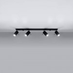 RING 4L Ceiling lamp black