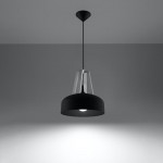 Sollux Pendant lamp CASCO black/white