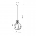 Sollux Pendant lamp ARANCIA